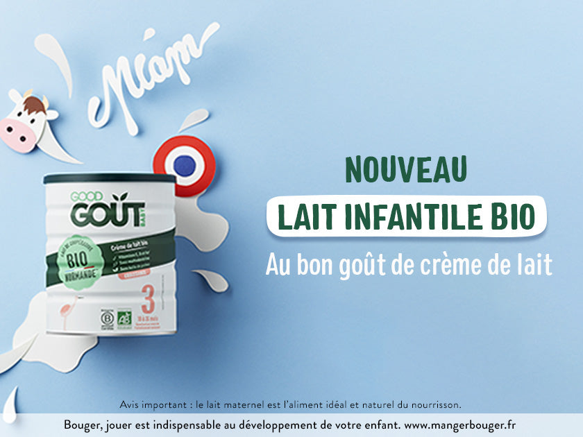 C’est quoi le nouveau lait infantile bio de Good Goût ?