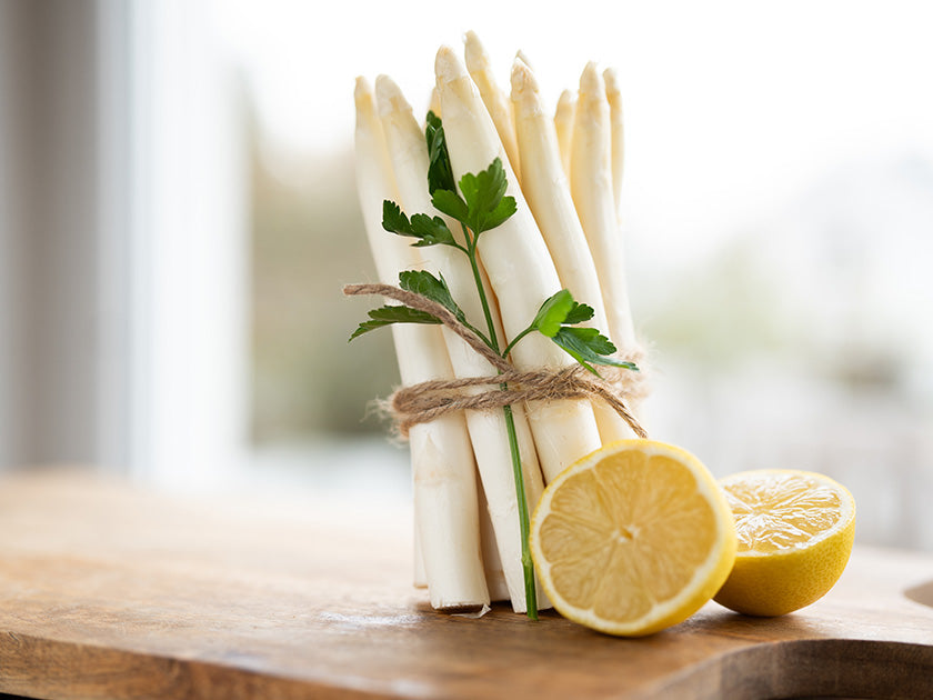 Recette purée d'asperges blanches au citron