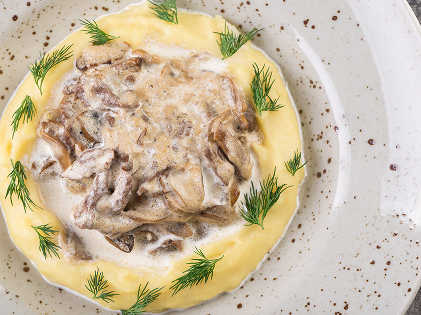 Recette boeuf Stroganoff