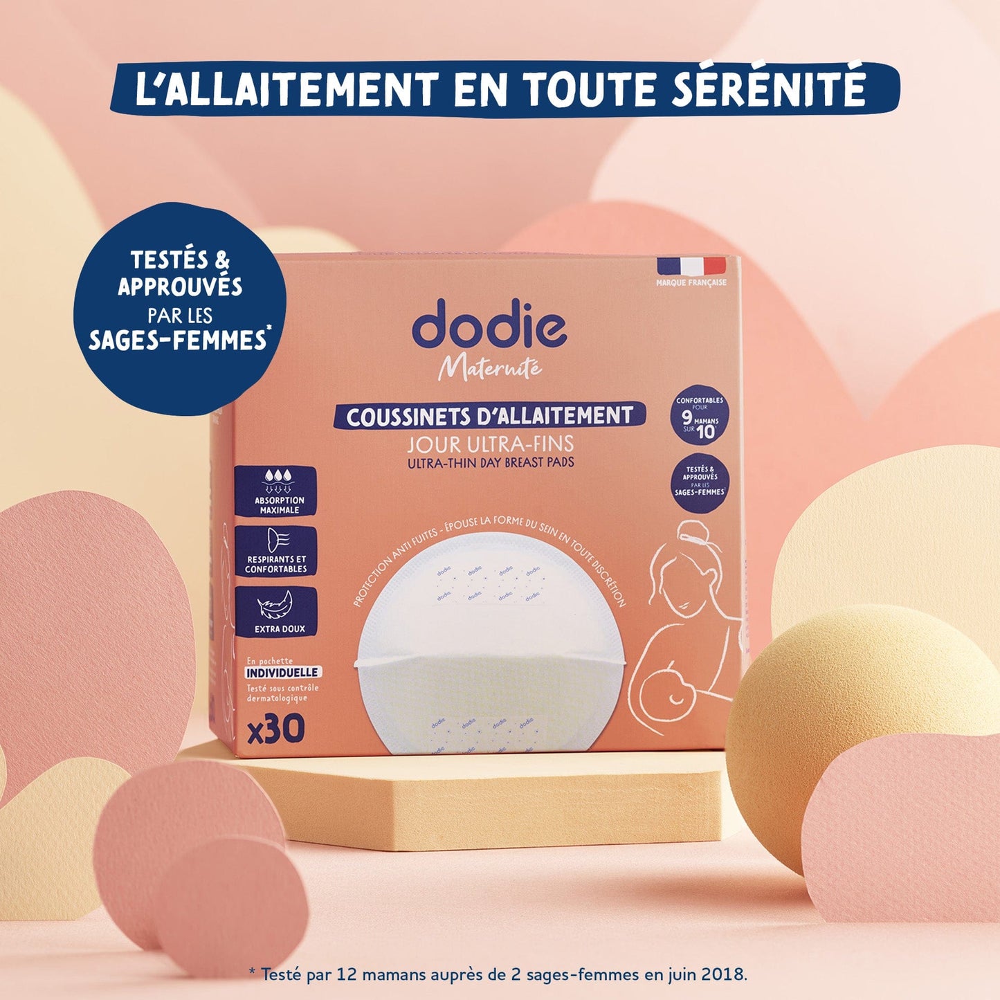 Dodie Coussinets d'allaitement jour ultra-fins