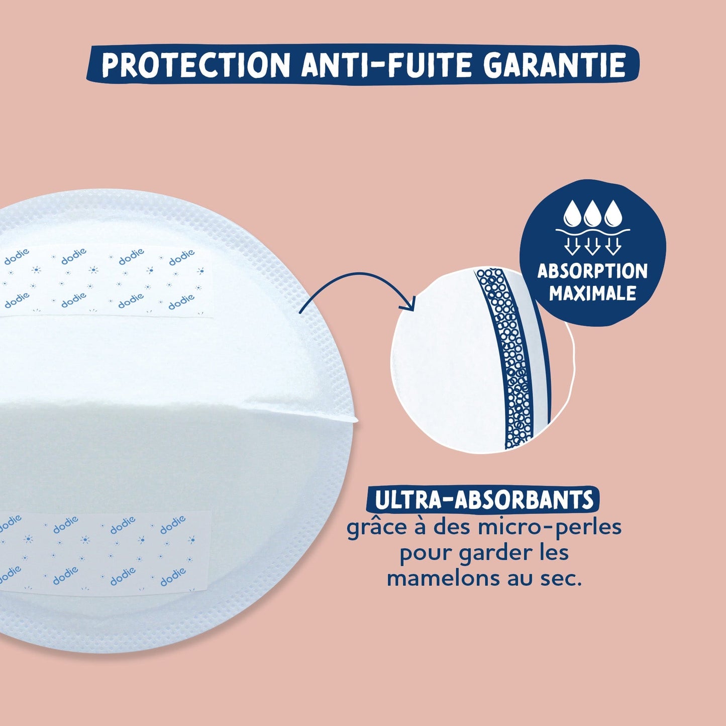 Dodie Coussinets d'allaitement jour ultra-fins