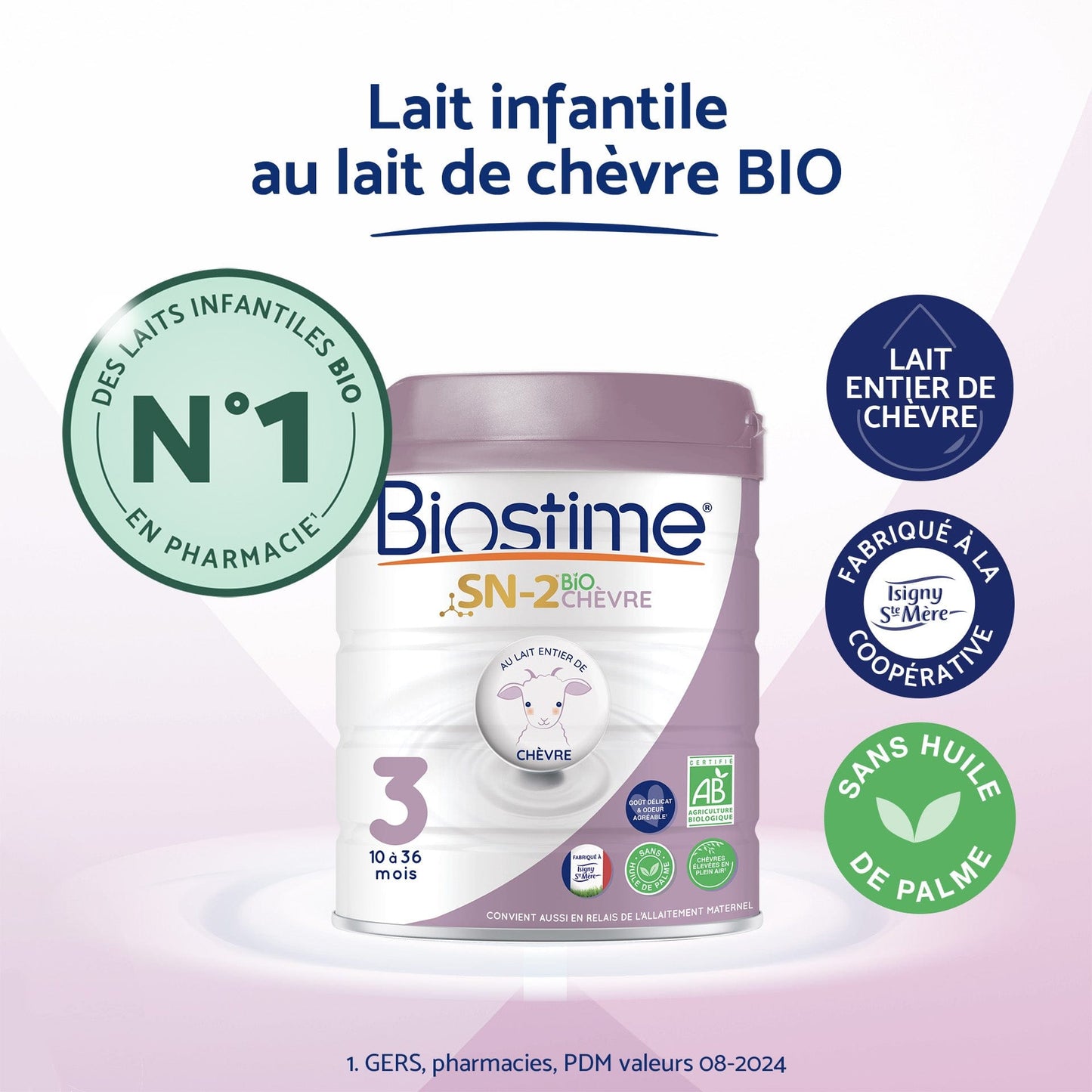 Biostime Biostime Lait de Chèvre 3ème âge