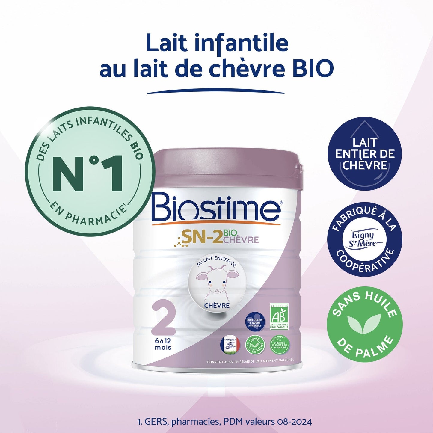 Biostime Biostime Lait de Chèvre 2ème âge