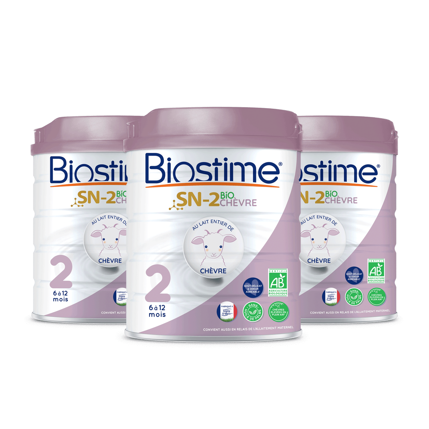 Biostime Biostime Lait de Chèvre 2ème âge Lot de 3 boîtes