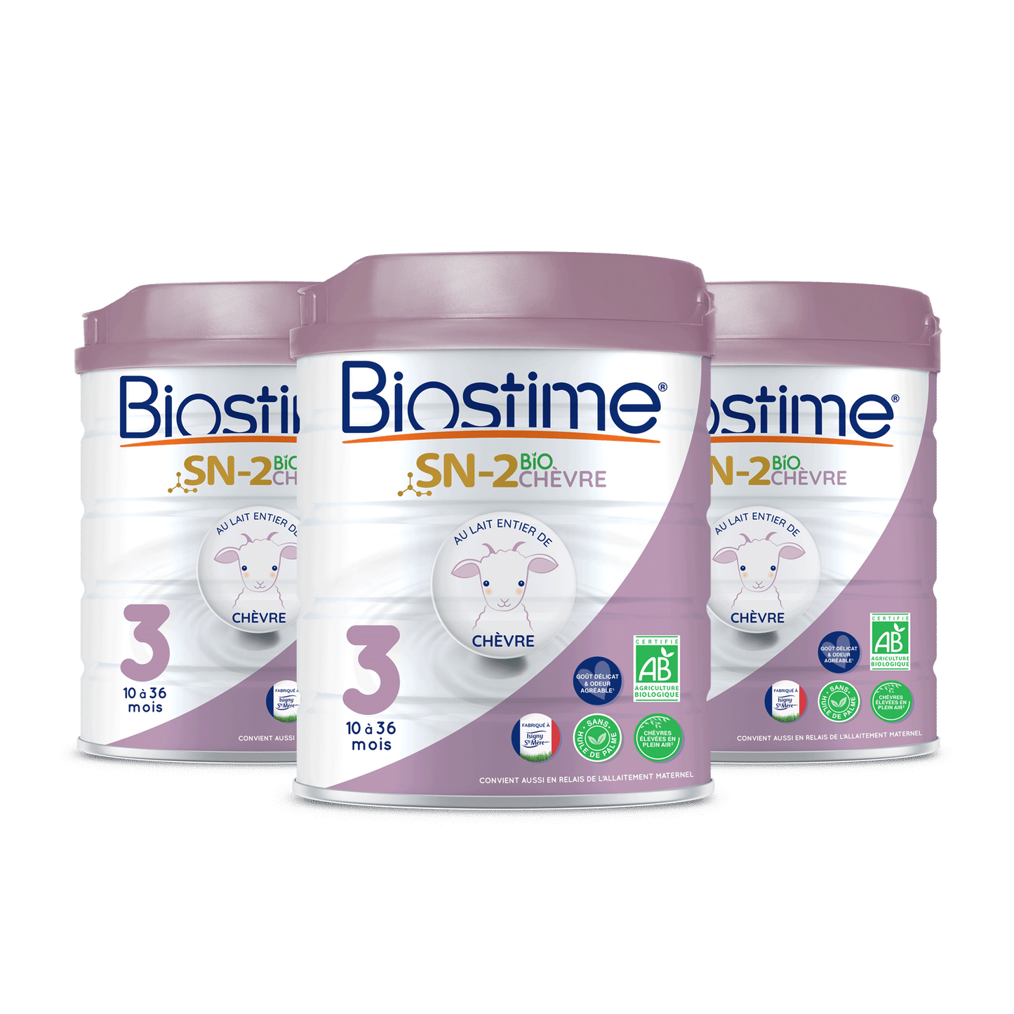 Biostime Biostime Lait de Chèvre 3ème âge Lot de 3 boîtes